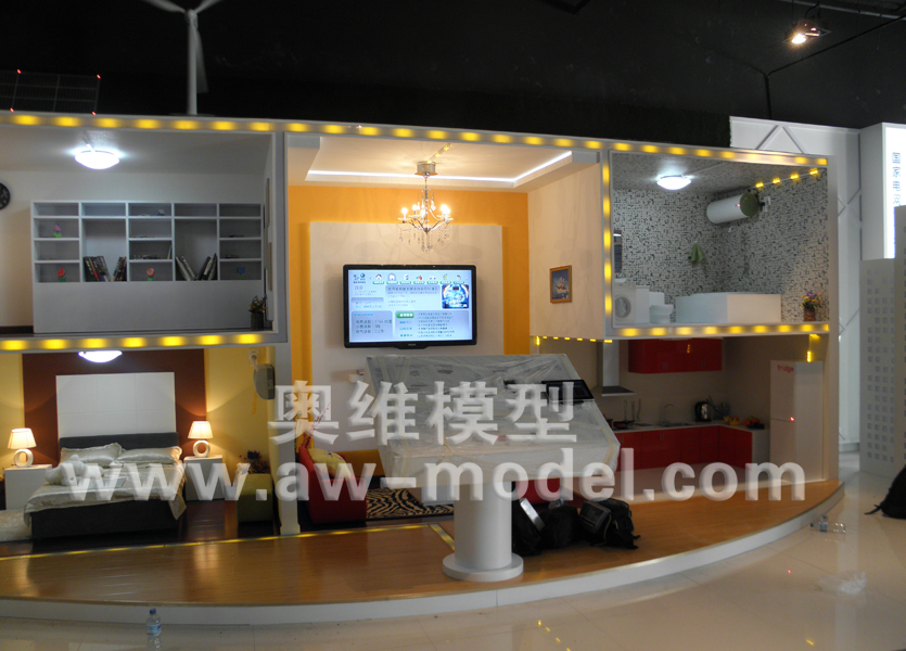 國家電網西安園藝博覽會智能家居_國景模型制作公司